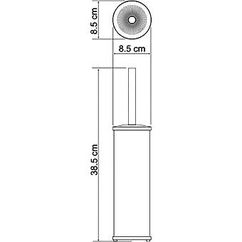 Ёршик WASSERKRAFT K-1027WHITE белый