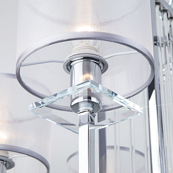 Люстра подвесная Eurosvet Fargo 60123/6 хром Smart 40Вт 6 лампочек E14