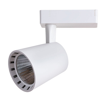 Трековый светильник Arte Lamp ATILLO A2324PL-1WH 24Вт LED COB прозрачный для однофазного трека