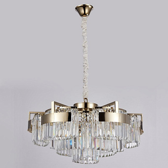 Люстра хрустальная Newport 4350 4356+3/C gold 60Вт 10 лампочек E14