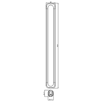 Штанга для душа LEMARK LM8074C хром