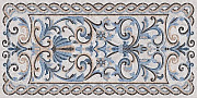 Декор KERAMA MARAZZI Ковры SG590902R синий декорированный лаппатдекорированный 119,5х238,5см 2,85кв.м.