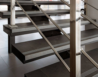 Плитка для ступеней ESTIMA Spectrum Steptrade/SR06_NS/30x120 серый 120х30см 0,36кв.м. матовая