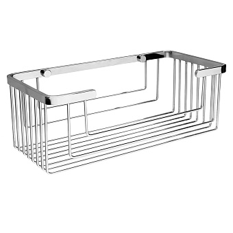 Полка в ванную прямоугольная WASSERKRAFT K-711 1-ярусная 13,3х27,5см хром