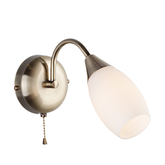 Бра Eurosvet Ginevra 30280/1 античная бронза 40Вт E14