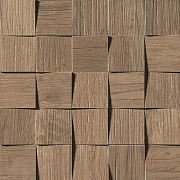 Керамическая мозаика Atlas Concord Италия Axi AMV8 Brown Chestnut Mosaico 3D 35х35см 0,735кв.м.