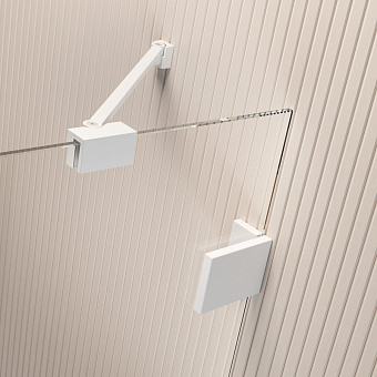 Душевая перегородка ESSENZA PRO  Walk-in 100*200 см 10103100-04-01белый/прозрачное RADAWAY