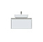 Тумба под раковину подвесная SOLE Tesla УТ000060994 48х78х40см