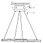 Светильник подвесной Maytoni Line MOD016PL-L75MG3K 75Вт LED