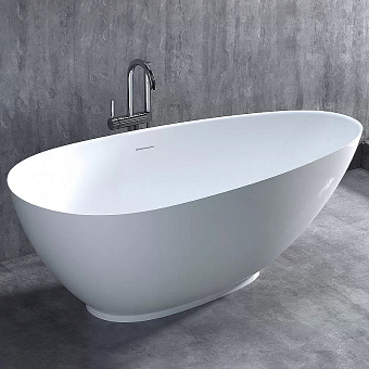 Ванна каменная SALINI PAOLA 101511SM S-Stone матовая 160х77см отдельностоящая