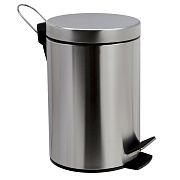 Мусорное ведро WASSERKRAFT K-665 хром 5л с педалью