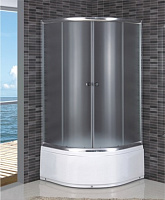 Угловое ограждение RGW Dolphin 28911100-101 TN-110+поддон 194х100см стекло фабрик