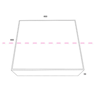 Светильник потолочный Maytoni Zon C067CL-L96B3K 96Вт LED
