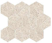 Керамическая мозаика Atlas Concord Италия Boost Stone A67I White Mosaico Hex. 25х28,5см 0,428кв.м.