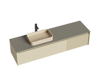 Тумба под раковину подвесная SALINI DOMINO 27D118 180х50х40см