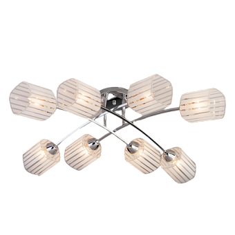 Светильник потолочный Eurosvet RUBY 30125/8 хром 60Вт E27