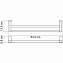 Полотенцедержатель WASSERKRAFT EXTER K-5240 светлая бронза 63,5см