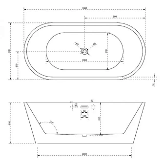Ручной душ WASSERKRAFT Havel 3600 A286 золотой