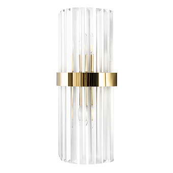 Бра CRYSTAL LUX SORPRESA SORPRESA AP2 BRASS/TRANSPARENTE 120Вт E14