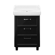 Тумба под раковину напольная KERAMA MARAZZI Pompei PO.60.3.BLK 50х60х92см