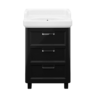 Тумба под раковину напольная KERAMA MARAZZI Pompei PO.60.3.BLK 50х60х92см