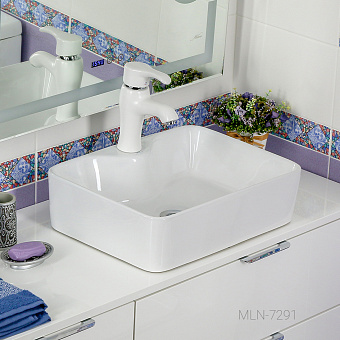 Раковина накладная MELANA 7291-805 49х38см