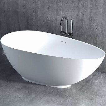 Ванна каменная SALINI PAOLA 101511SM S-Stone матовая 160х77см отдельностоящая