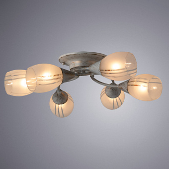 Люстра потолочная Arte Lamp PENNY A2701PL-6WG 60Вт 6 лампочек E27