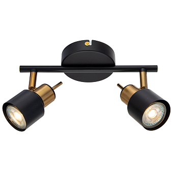 Спот Arte Lamp ALMACH A1906PL-2BK 50Вт 2 лампы GU10