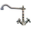 Смеситель для кухни Paini Liberty 17F3570BKM поворотный излив старая бронза