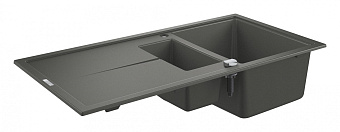 Мойка кухонная GROHE K400 31642AT0 100х50см серый