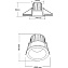 Светильник точечный встраиваемый Maytoni Zoom DL034-01-06W3K-B 6Вт LED