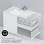 Тумба под раковину подвесная AM-PM Inspire V2.0 M50AFHX1003WM 49,2х100,8х60см