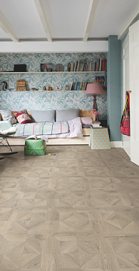 Ламинат Quick-Step Impressive Patterns Ultra Дуб серый теплый брашированный IPU4141 1200х396х12мм 33 класс 1,426кв.м