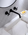 Смеситель для раковины Abber Wasser Kreis AF81121B чёрный матовый