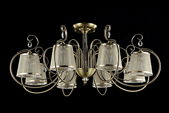 Светильник потолочный Freya Simone FR2020-CL-08-BZ 40Вт E14