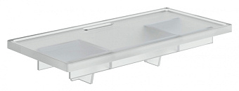 Полка в ванную квадратная GROHE Grohtherm Cube 18700000 1-ярусная 4,4х22,2см белый