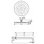Верхний душ IDEAL STANDARD IDEALRAIN SOFT B9443AA хром