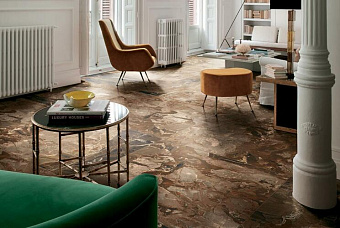 Матовый керамогранит REX Les Bijoux 766336 Marron Imperial Matt 60х120см 1,44кв.м.
