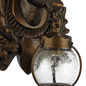 Светильник фасадный Favourite Hunt 1849-1W 60Вт IP44 E27 коричневый