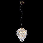 Светильник подвесной CRYSTAL LUX CHARME CHARME SP2 GOLD/TRANSPARENT 80Вт G9