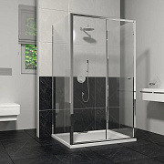 Угловое ограждение RGW Classic 04094509-011 CL-45 185х90см стекло прозрачное