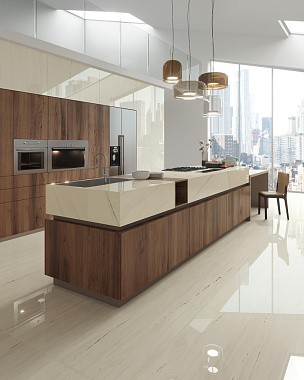 Настенная плитка Atlas Concord Италия MARVEL STONE 9MSB Bianco Dolomite 40х80см 1,28кв.м. глянцевая