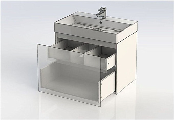 Тумба с раковиной AQUANET Йорк 212591 43,6х60,5х62,2см