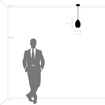 Светильник подвесной Lightstar Erbareo 799014 40Вт E27