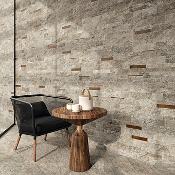 Керамическая мозаика Atlas Concord Италия Norde A598 Platino Brick Corten 39х27,8см 0,65кв.м.