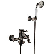 Смеситель для ванны LEMARK Peretto LM6302RB чёрный кофе