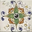 Декор MAINZU Maiolica PT03095 разноцветный 20х20см 0,04кв.м.