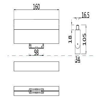 Магнитный трековый светильник Maytoni BASIS TR013-2-10W4K-W 12Вт LED белый