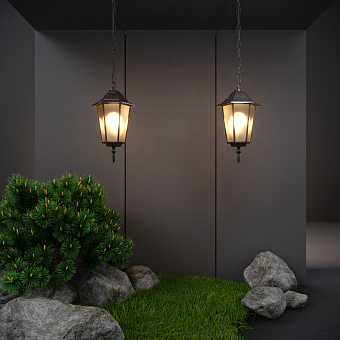 Светильник ландшафтный Elektrostandard Claro a035742 GL 1004H 60Вт IP44 E27 чёрное золото